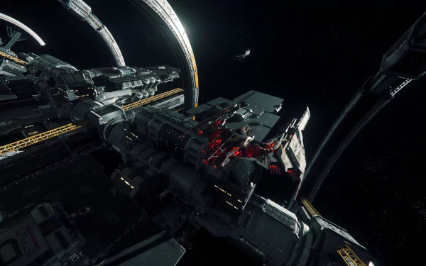 Port Olisar (Star Citizen) space Glaive (Star Citizen) video game Star Citizen HD Desktop Wallpaper | Background Image