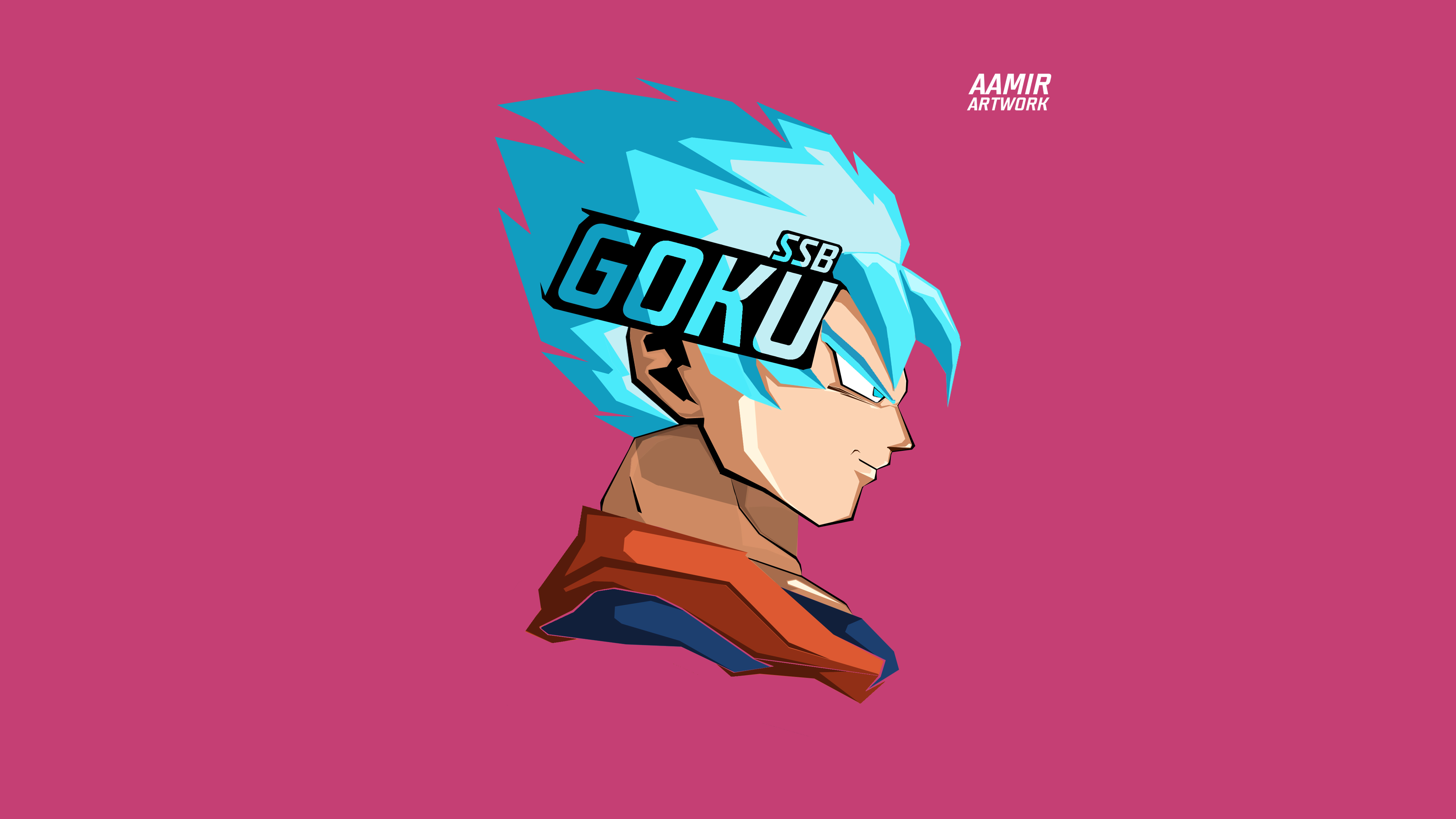 Goku,Super Saiyan Blue by Umair Aamir