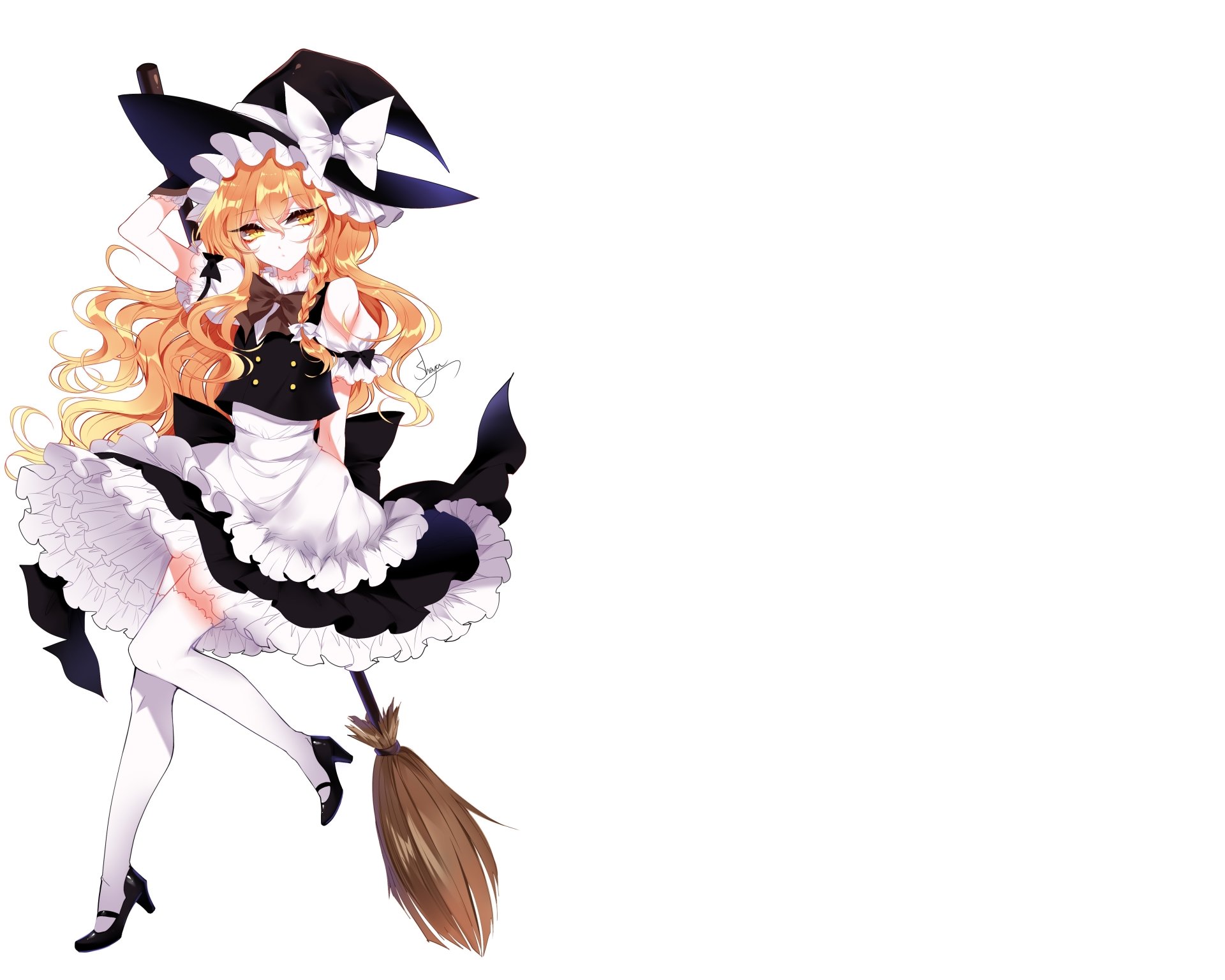 Download Marisa Kirisame Anime Touhou 4k Ultra HD Wallpaper by Sheya