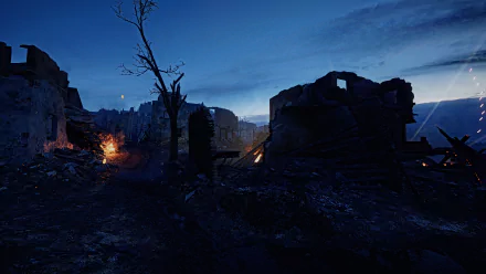 town destruction video game Battlefield 1 HD Desktop Wallpaper | Background Image