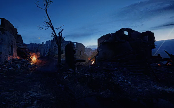 town destruction video game Battlefield 1 HD Desktop Wallpaper | Background Image