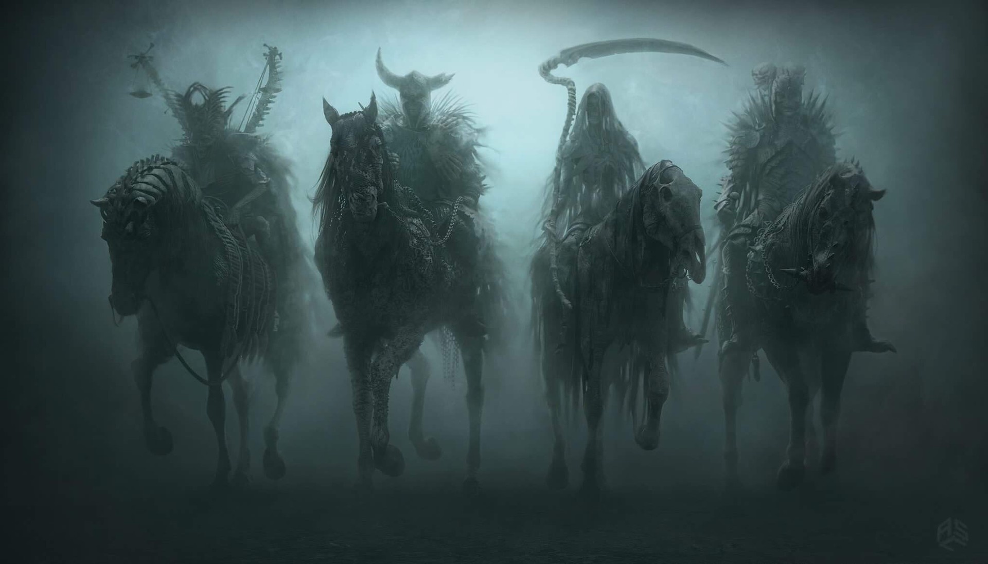 Four Horsemen of the Apocalypse HD Wallpaper by David Masson