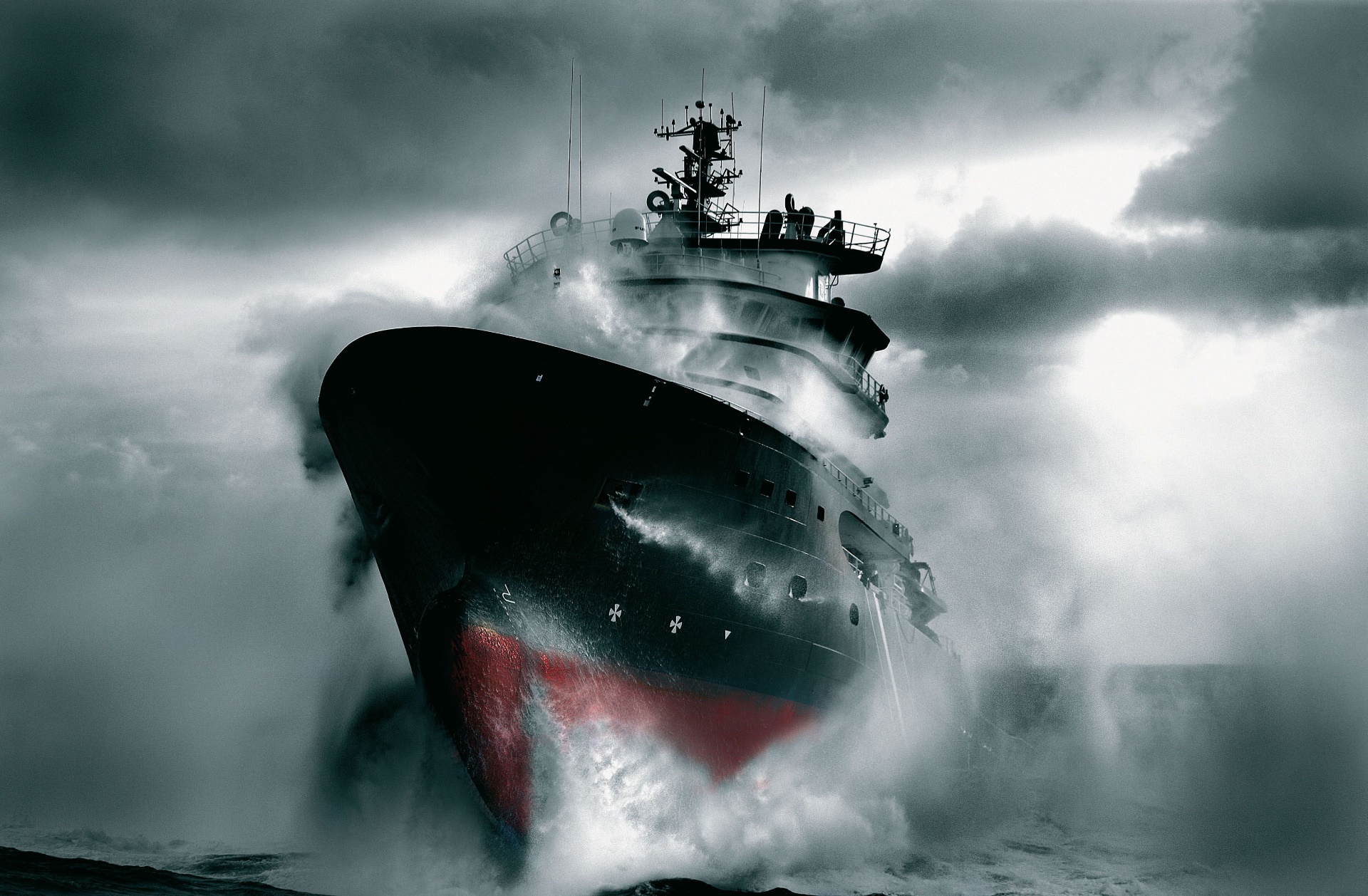 Rescue at Sea - The Abeille Bourbon Tug by Philip Plisson