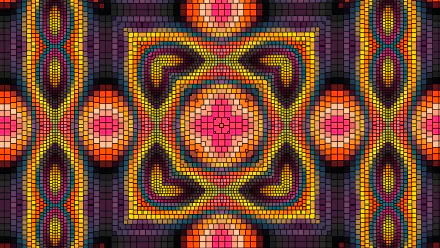  Colorful Kaleidoscope by Dmitri Posudin