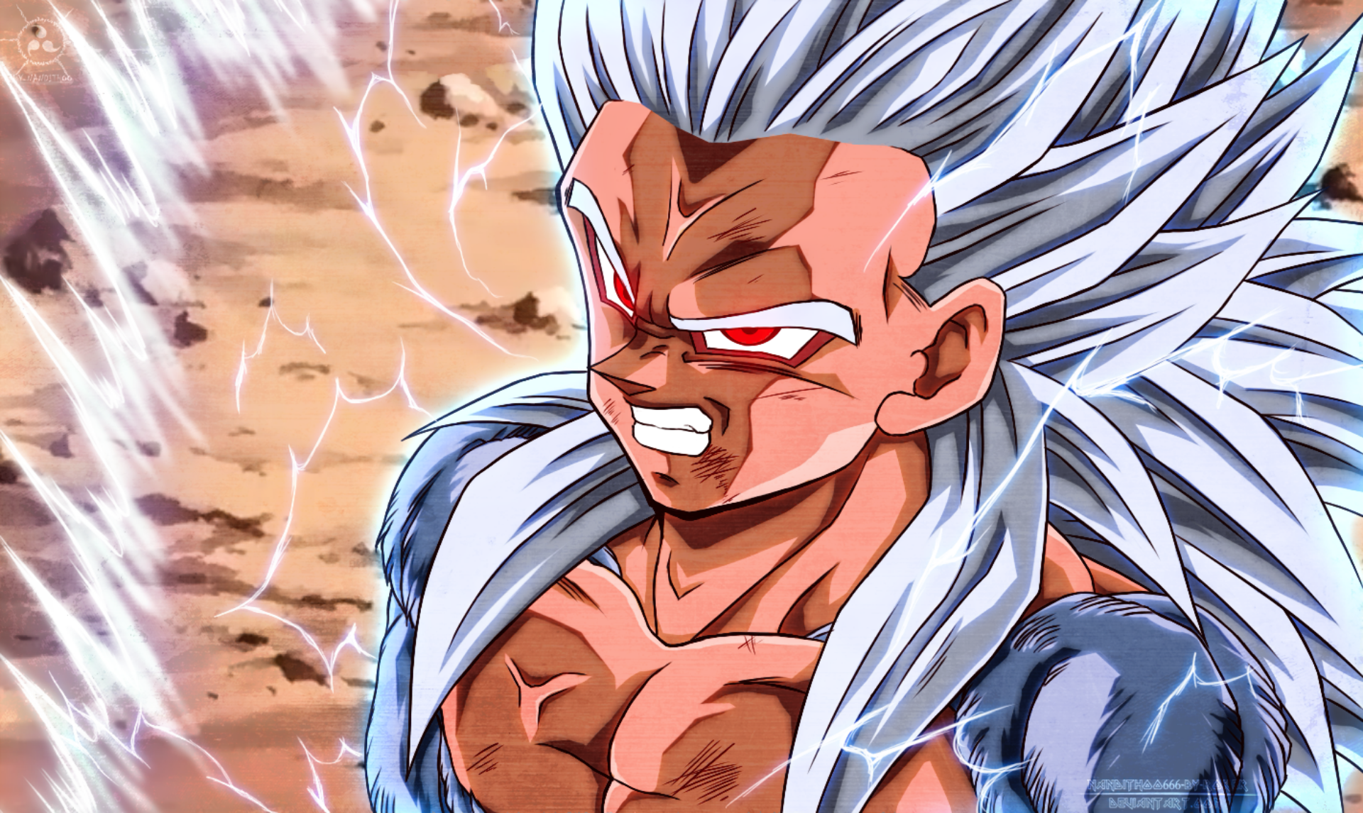 Goku SSJ5, HD wallpaper