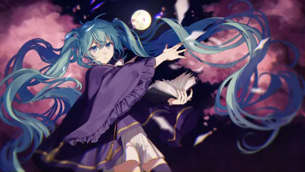 Hatsune Miku Anime Vocaloid HD Desktop Wallpaper | Background Image
