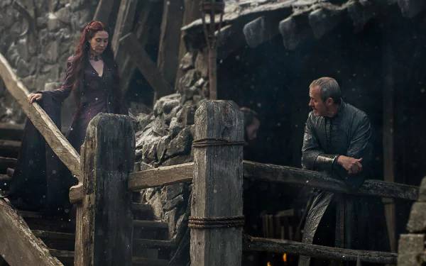 Stephen Dillane Carice van Houten Melisandre (Game of Thrones) Stannis Baratheon TV Show Game Of Thrones HD Desktop Wallpaper | Background Image