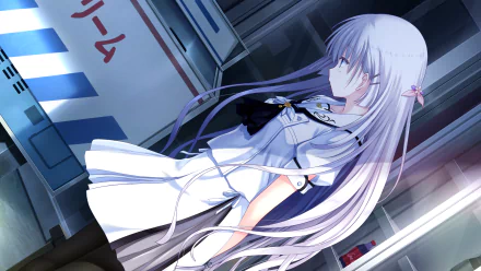 Naruse Shiroha Anime Summer Pockets HD Desktop Wallpaper | Background Image