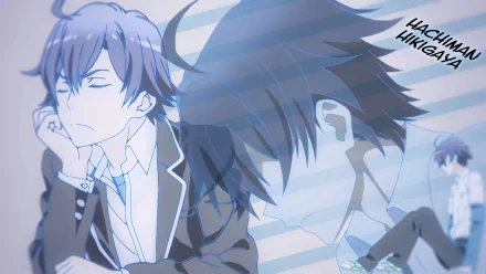 Hachiman Hikigaya Anime My Teen Romantic Comedy SNAFU HD Desktop Wallpaper | Background Image