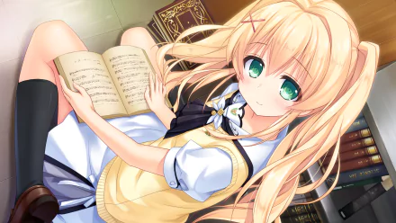 Tsumugi Wenders Anime Summer Pockets HD Desktop Wallpaper | Background Image