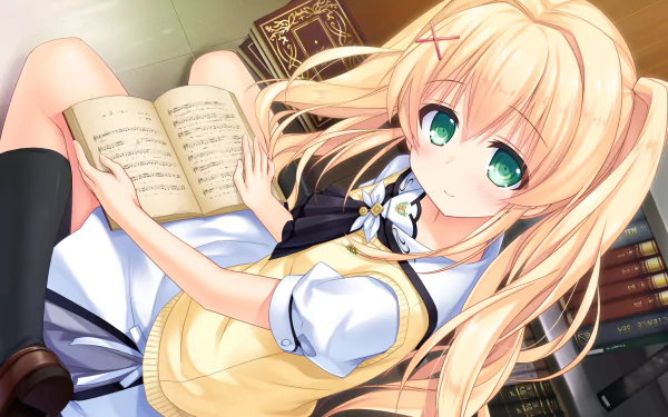 Tsumugi Wenders Anime Summer Pockets HD Desktop Wallpaper | Background Image