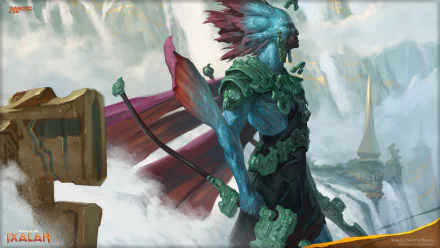 Rivals of Ixalan (Magic: The Gathering) Merfolk (Magic: The Gathering) Kumena Tyrant of Orazca man made Magic: The Gathering HD Desktop Wallpaper | Background Image