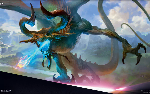 man made Magic: The Gathering Nicol Bolas HD Desktop Wallpaper | Background Image