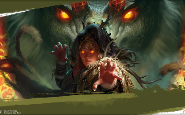 man made Magic: The Gathering Dragons of Tarkir HD Desktop Wallpaper | Background Image