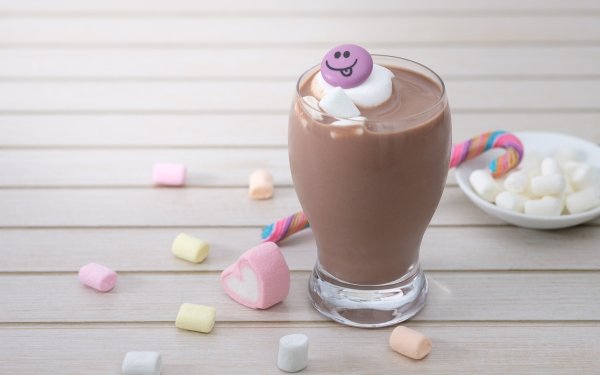 Nahrungsmittel Heiße Schokolade Stillleben Marshmallow HD Wallpaper | Hintergrund