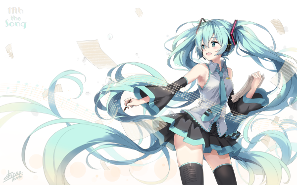 Anime Vocaloid Hatsune Miku HD Wallpaper | Background Image