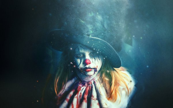 Artistic Clown Child HD Wallpaper | Background Image