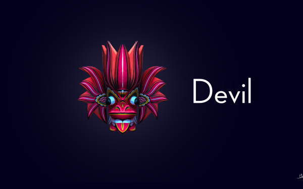 Artistic Cultural Sri Lanka Mask Devil HD Wallpaper | Background Image