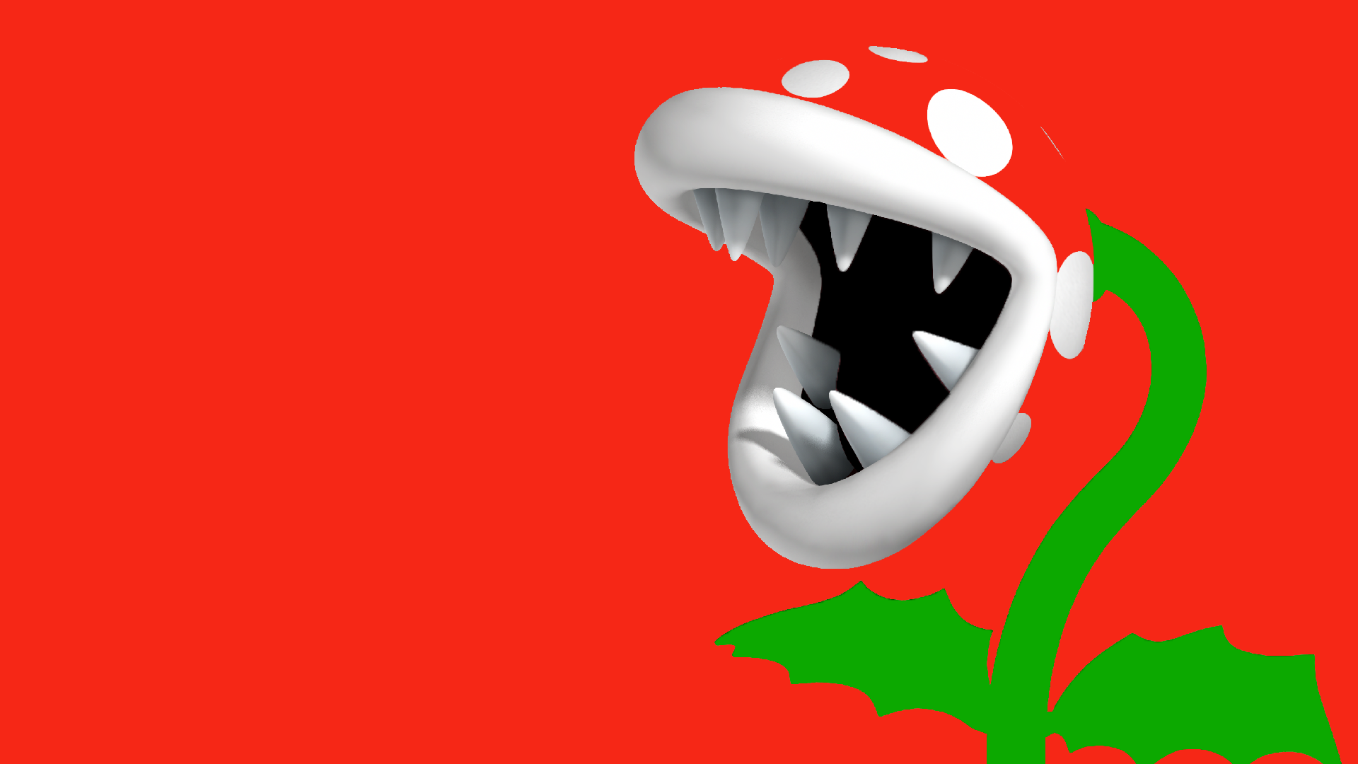 Download Piranha Plant Video Game Mario Bros. HD Wallpaper by AdrinCg