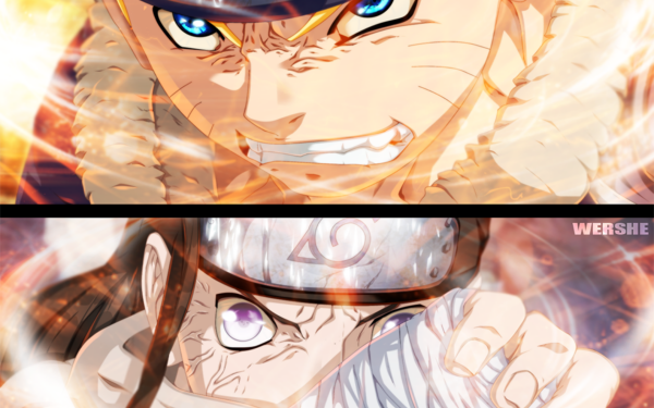 Anime Naruto Naruto Uzumaki Neji Hyūga HD Wallpaper | Background Image