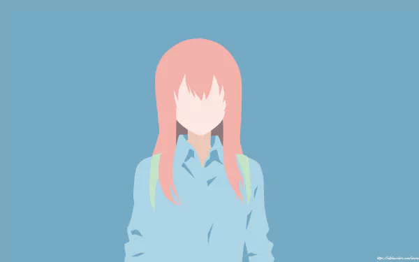 Shouko Nishimiya minimalist brown hair Anime A Silent Voice minimalist anime HD Desktop Wallpaper | Background Image