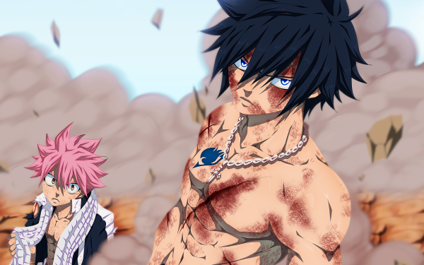 Anime Fairy Tail Gray Fullbuster Natsu Dragneel HD Wallpaper | Background Image