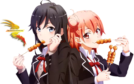 Yukino Yukinoshita Yui Yuigahama Anime My Teen Romantic Comedy SNAFU HD Desktop Wallpaper | Background Image