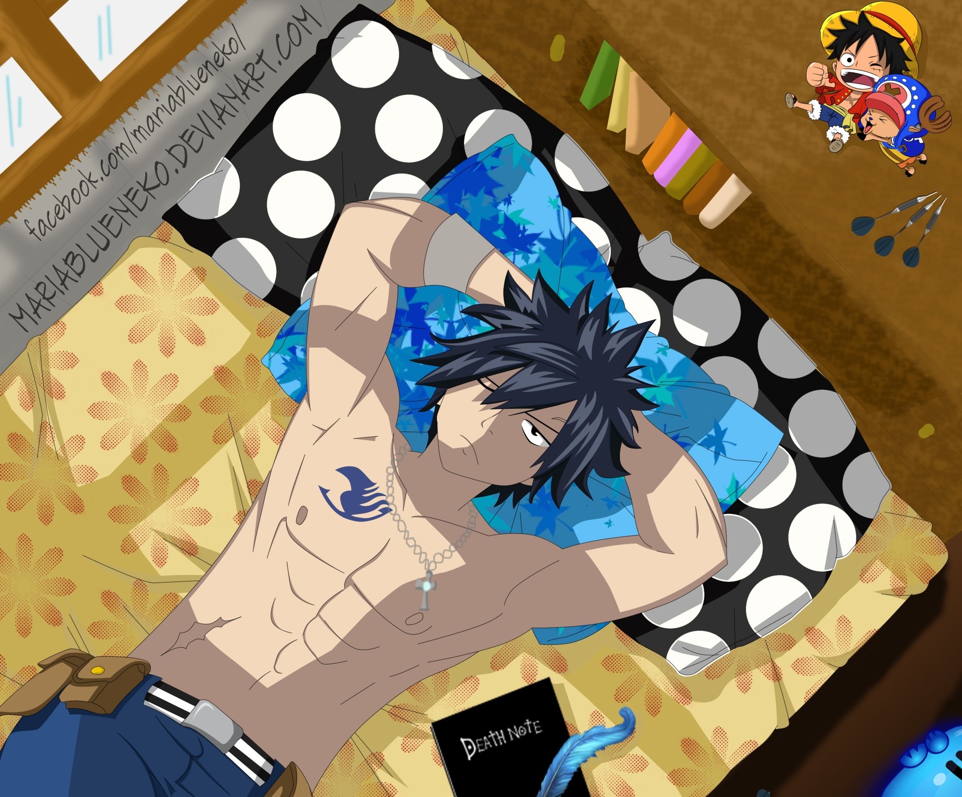 Download Gray Fullbuster Anime Fairy Tail 4k Ultra HD Wallpaper by MariaBlueNeko