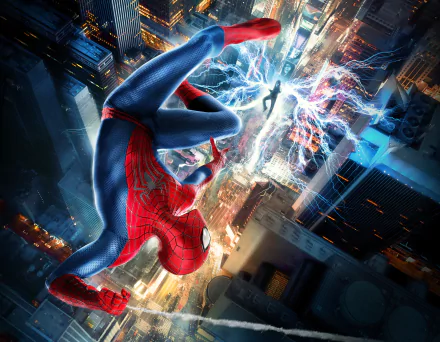 Electro (Marvel Comics) spider man movie The Amazing Spider-Man 2 HD Desktop Wallpaper | Background Image