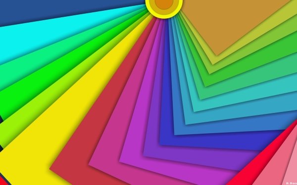 Abstract Colors Colorful Geometry HD Wallpaper | Background Image