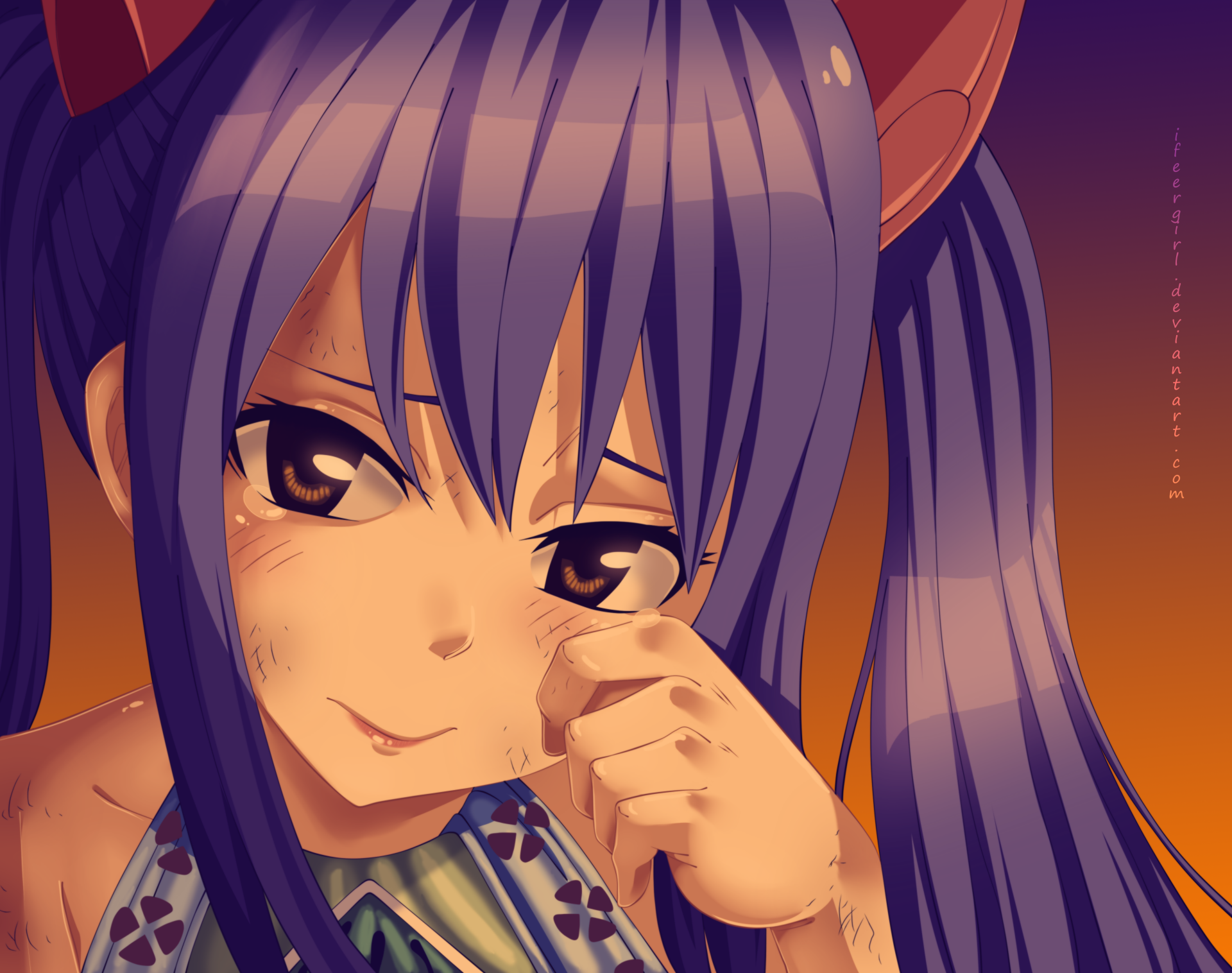 Download Wendy Marvell Anime Fairy Tail HD Wallpaper by Fernanda