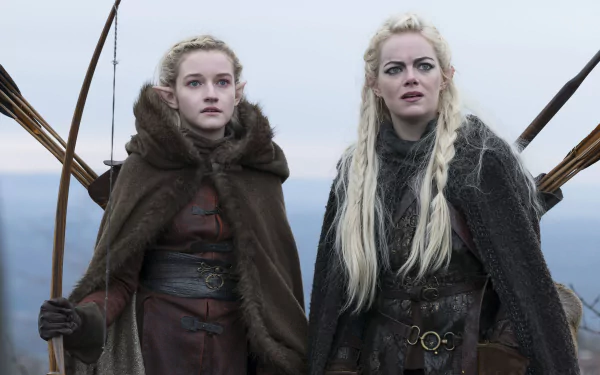 Julia Garner Emma Stone TV Show Maniac (2018) HD Desktop Wallpaper | Background Image