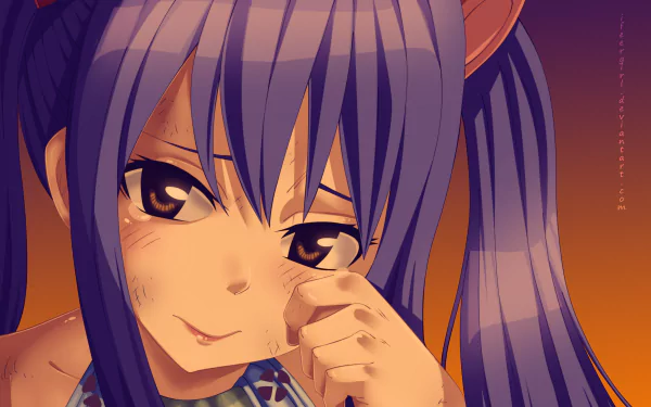 Wendy Marvell Anime Fairy Tail HD Desktop Wallpaper | Background Image