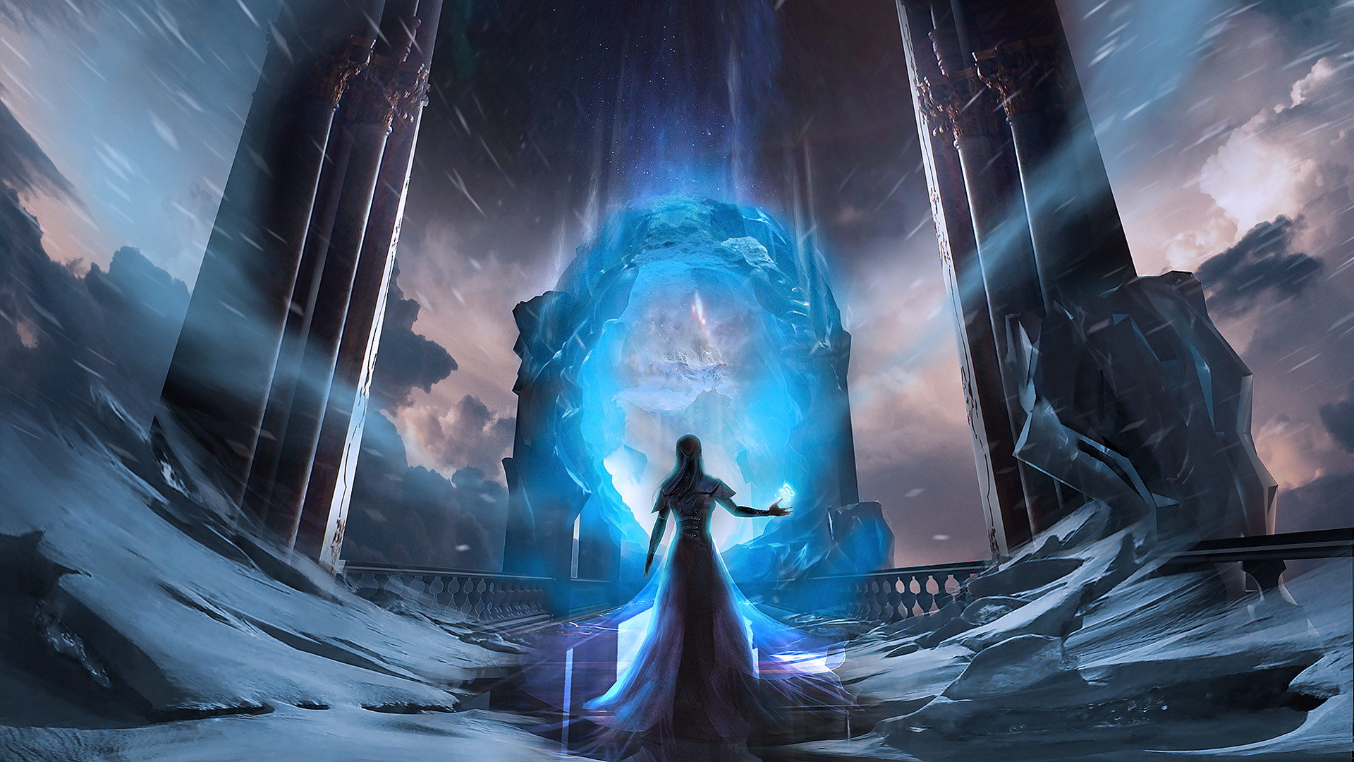 Fantasy Portal HD Wallpaper | Background Image