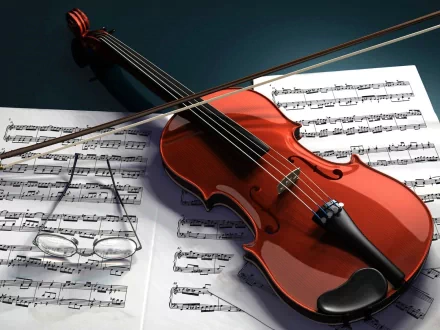 music violin HD Desktop Wallpaper | Background Image