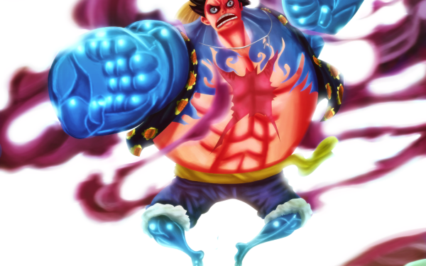 Anime One Piece Monkey D. Luffy Gear Fourth HD Wallpaper | Background Image