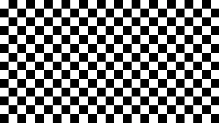 Black-and-white checkerboard of uniform squares, abstract HD PC desktop wallpaper background.