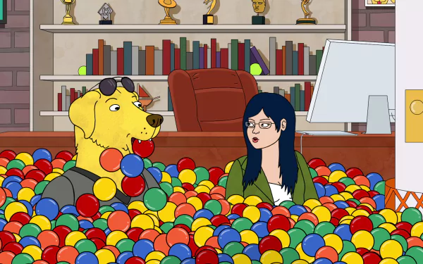 Mr. Peanutbutter (BoJack Horseman) Diane Nguyen TV Show BoJack Horseman HD Desktop Wallpaper | Background Image