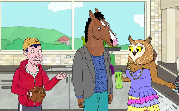 Wanda Pierce Todd Chavez TV Show BoJack Horseman HD Desktop Wallpaper | Background Image