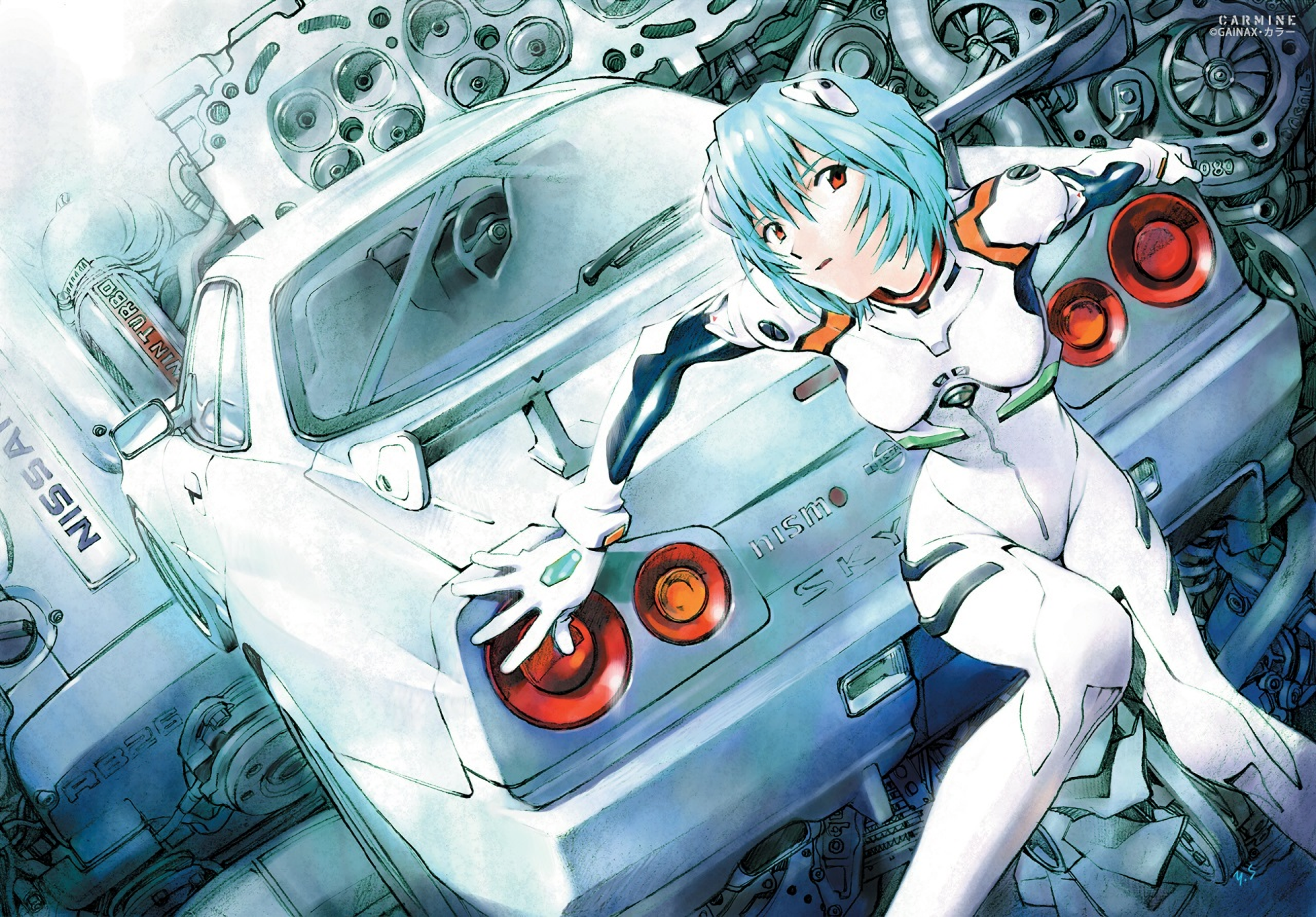 Anime Neon Genesis Evangelion HD Wallpaper by Sadamoto Yoshiyuki.