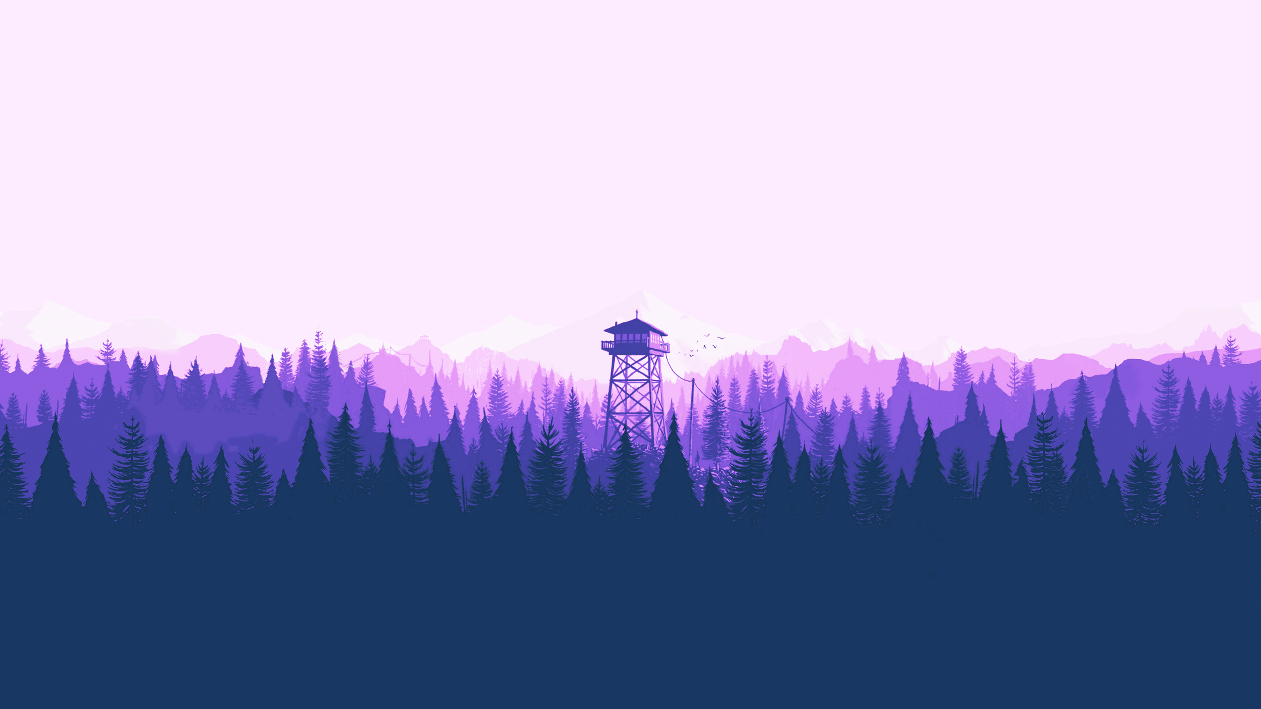 Живые обои firewatch