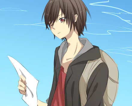  Yū Otosaka Looking at the Paper by かるはる