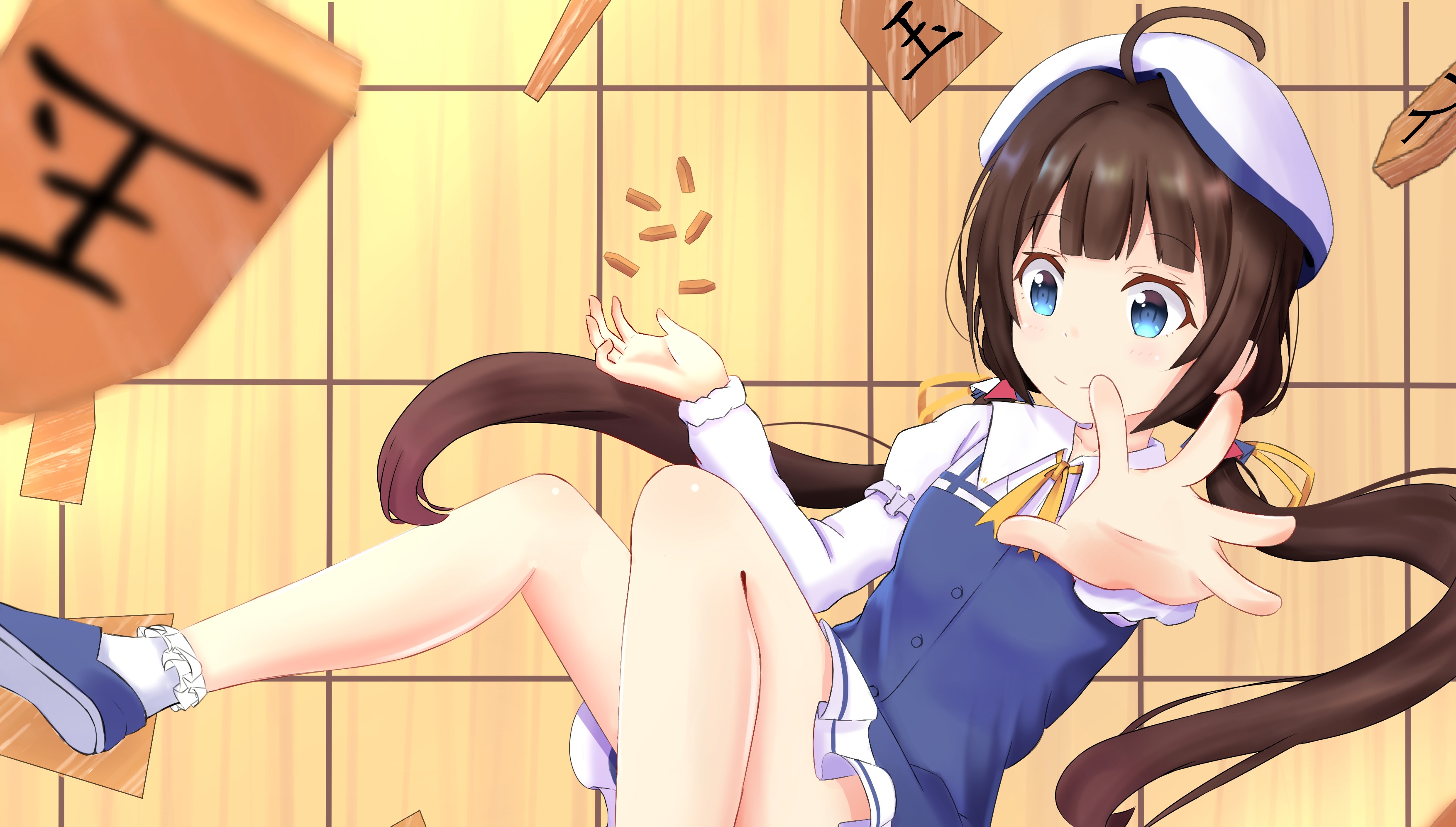 Anime The Ryuo's Work is Never Done! HD Wallpaper | Background Image