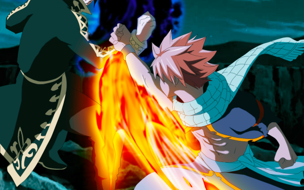 Anime Fairy Tail Natsu Dragneel Zeref Dragneel HD Wallpaper | Background Image