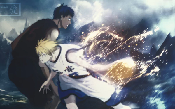 Ryōta Kise Daiki Aomine Anime Kuroko's Basketball HD Desktop Wallpaper | Background Image