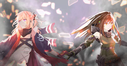 ST AR-15 (Girls Frontline) M4A1 (Girls Frontline) video game Girls Frontline HD Desktop Wallpaper | Background Image