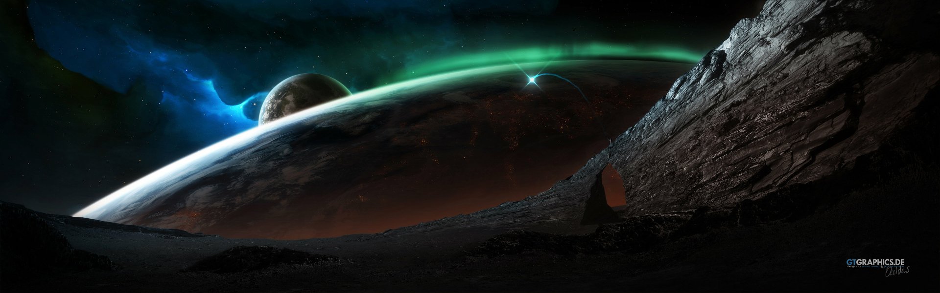 Sci Fi Planet HD Wallpaper by Tobias Roetsch