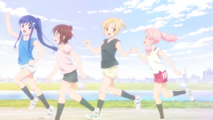 Tatejima Kotetsu Sawatari Uki Hatoya Kohane Arima Hizume Anime Anima Yell! HD Desktop Wallpaper | Background Image