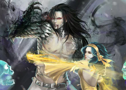 Levy McGarden Gajeel Redfox Anime Fairy Tail HD Desktop Wallpaper | Background Image
