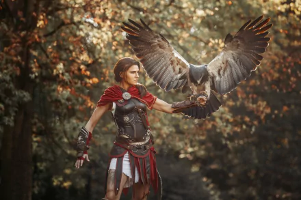 Kassandra (Assassin's Creed) Assassin's Creed Odyssey woman cosplay HD Desktop Wallpaper | Background Image